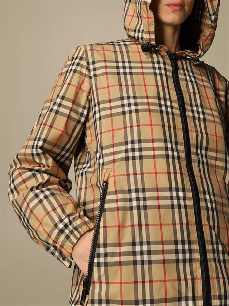 burberry check wool jacket|burberry jacket women overcoat.